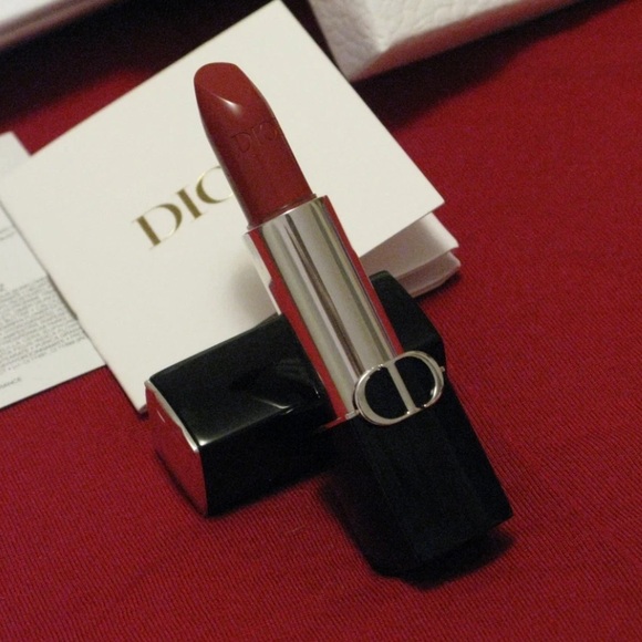 Dior Rouge Lipstick 'Icone' #720 Full Sz & Lipstick Case Gift Set Beautiful NIB - Picture 2 of 6